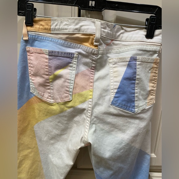 Rag & Bone Colorful Geometric Print Jeggings - Picture 6 of 12